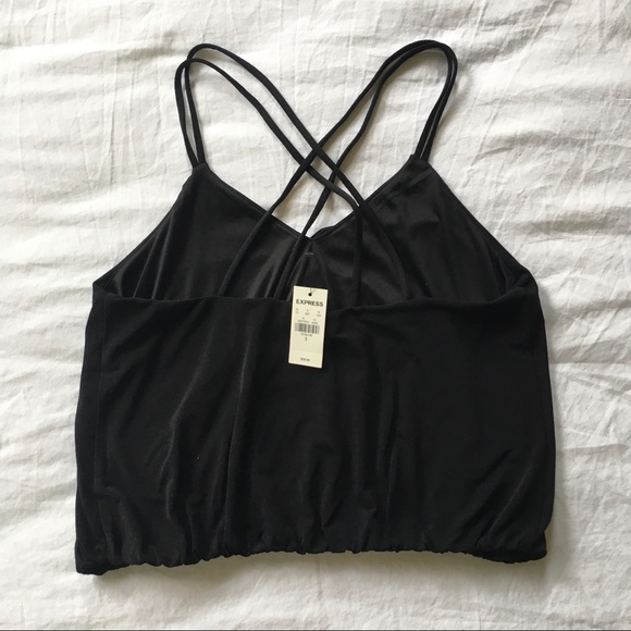 NWT Bubble Hem Crop Tank - Picture 2 of 4